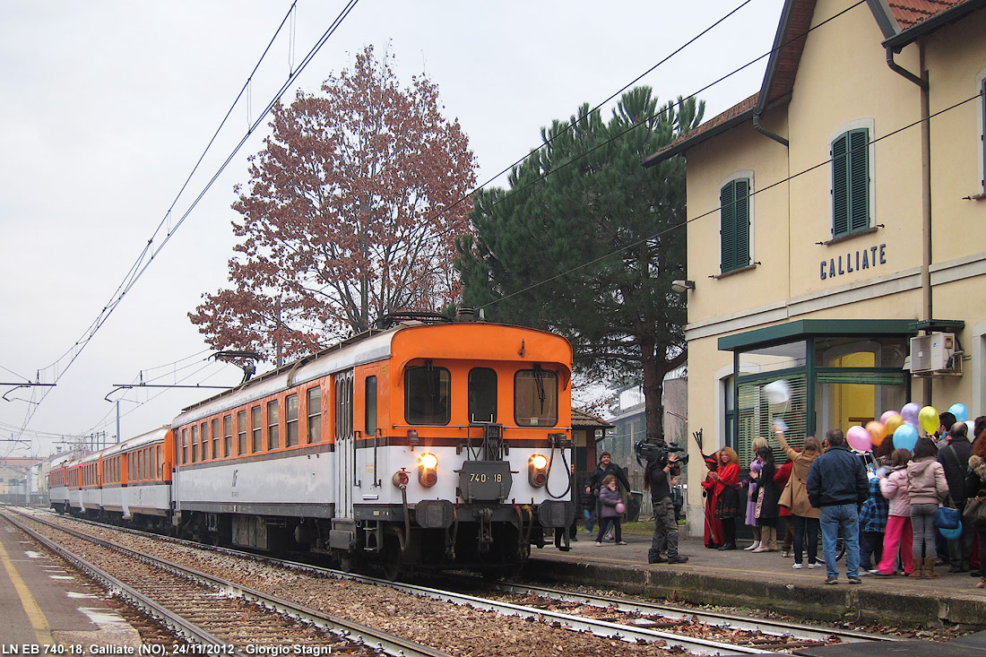 L'ultima stagione delle EB 740 delle Nord - Galliate.