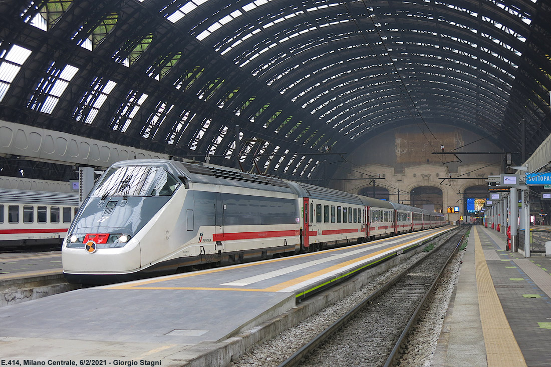 Dall'ultima stagione delle E.444 ad oggi - Milano Centrale.