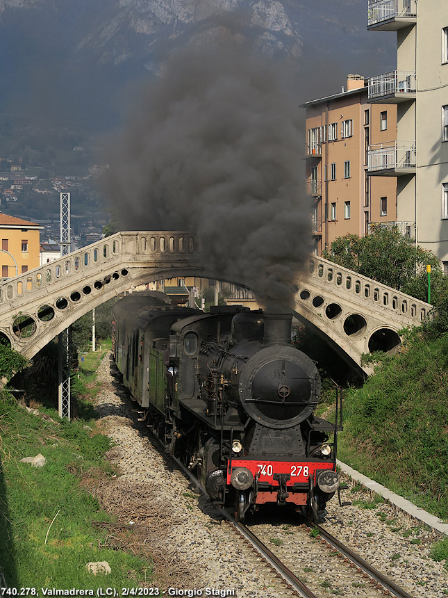 Sulla Como-Lecco - Valmadrera.