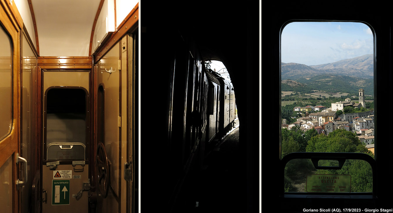 Trazione elettrica sulla Roma-Pescara - Goriano Sicoli.