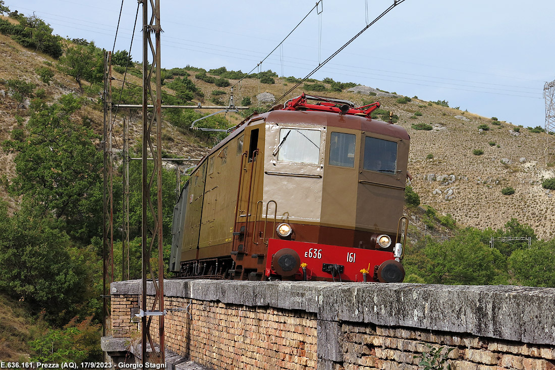 Trazione elettrica sulla Roma-Pescara - Prezza.