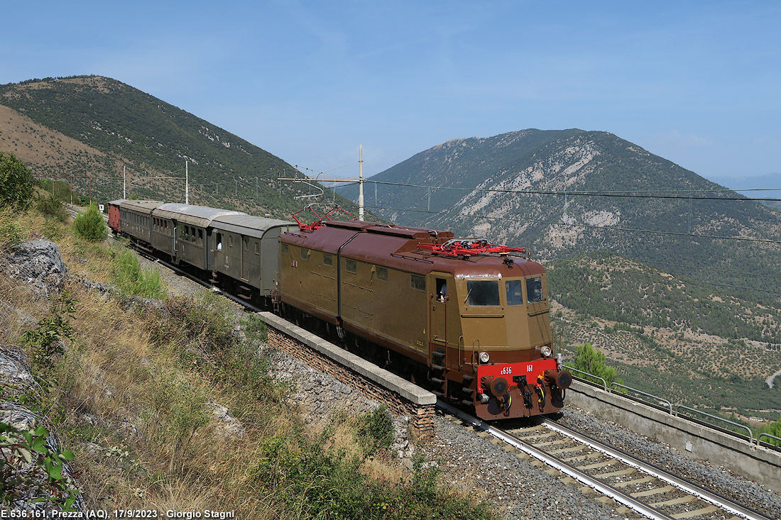 Trazione elettrica sulla Roma-Pescara - Prezza.