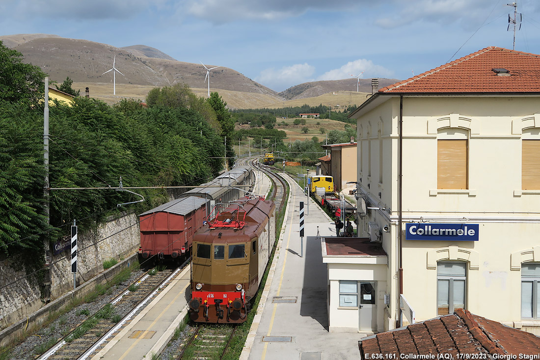 Trazione elettrica sulla Roma-Pescara - Collarmele.