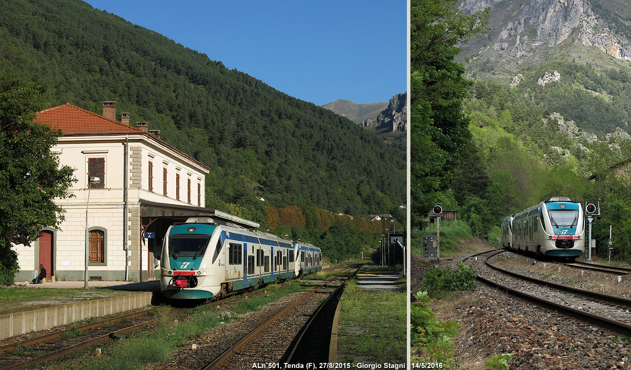 Alcuni esempi fotografici - Tenda (F), linea Cuneo-Ventimiglia