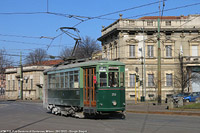 Tram a Milano 2022 - P.za Santorre di Santarosa.