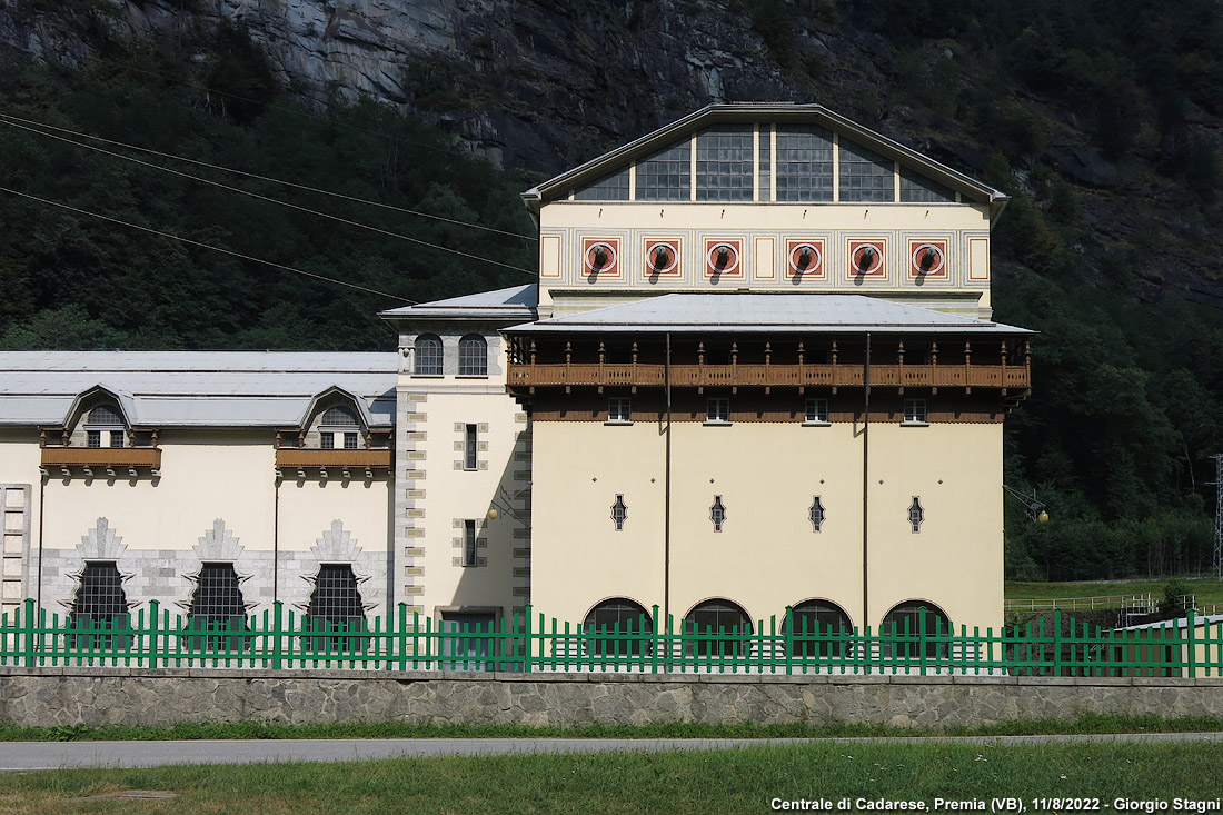 Le centrali idroelettriche - Centrale di Cadarese.