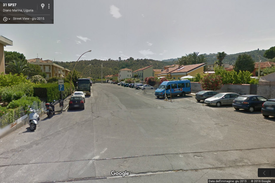Diano Marina - L'area della stazione non realizzata.