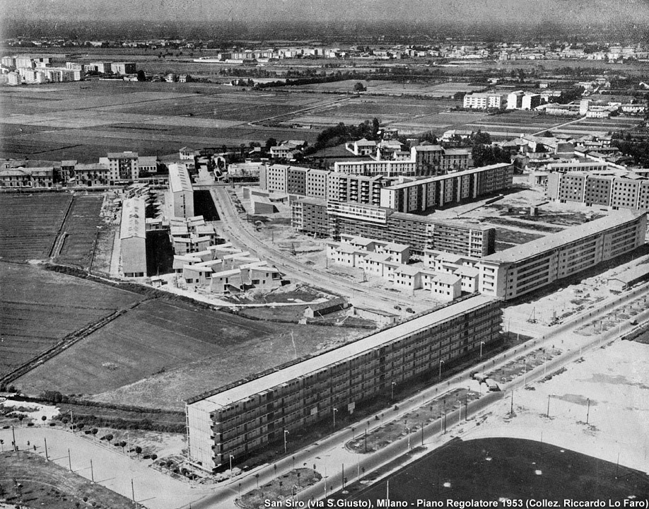 Piano regolatore 1953 - San Siro (via S.Giusto).