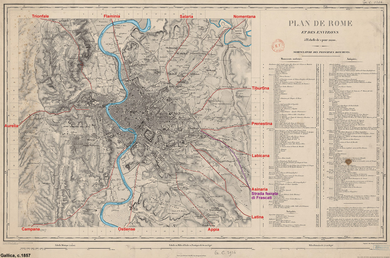Roma, 1857 - Roma, 1857.