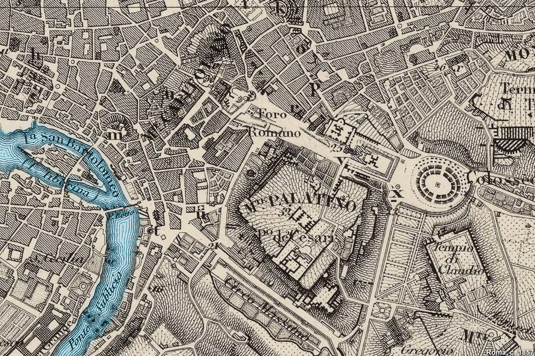 Roma, 1857 - Palatino (part.)