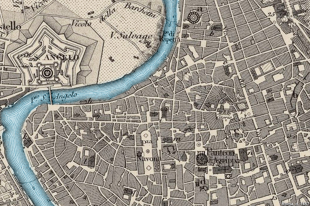 Roma, 1857 - P.za Navona (part.)