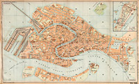 Citt italiane, anni '20 - Venezia - TCI, Guida d'Italia, 1920.
