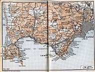 Citt italiane, anni '20 - Dintorni di Napoli (Ovest) - TCI, 1927.
