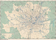 Milano 1964 - Milano, 1964, bus.