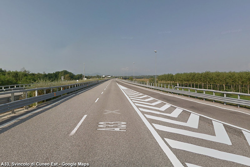 Pesi, misure e priorit - Svincolo Cuneo Est.