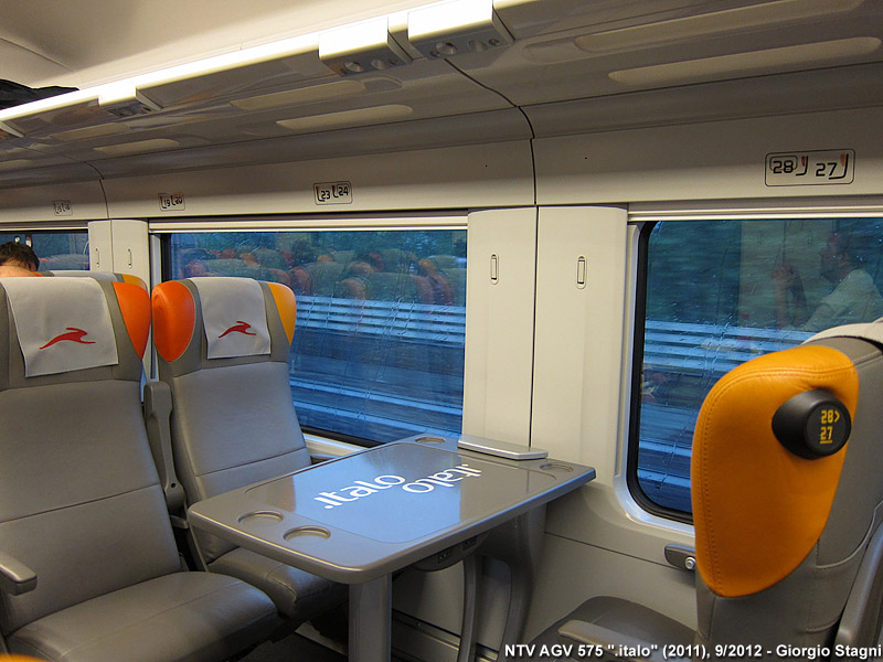 Nuovi treni tristemente inospitali - Italo AGV 575