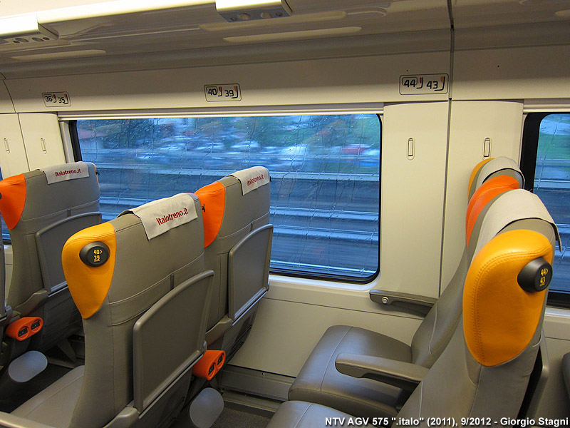 Nuovi treni tristemente inospitali - Italo AGV 575