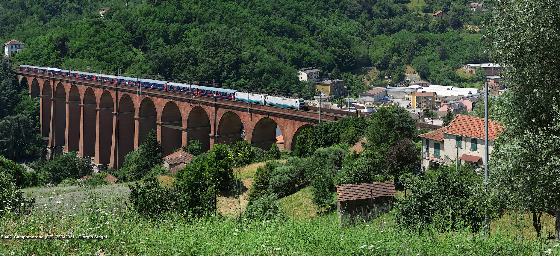 La terra e la ferrovia - Campomorone.
