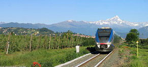 La terra e la ferrovia - Saluzzo.