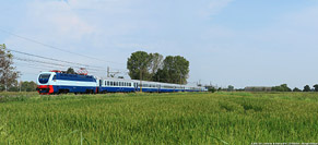 La terra e la ferrovia - Certosa di Pavia.