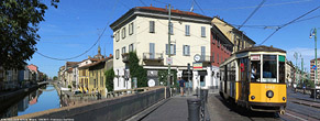 Tram a Milano - Naviglio Grande.