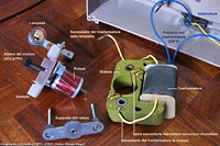 Proiettore Bral 8 mm - Motore (componenti).