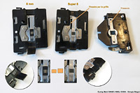 Proiettore Eumig S804D - Quadro e pressore.