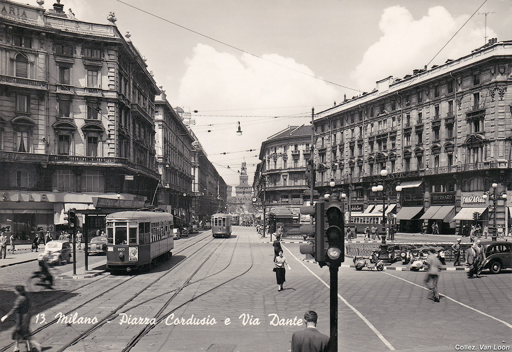Tram a Milano - Cordusio.