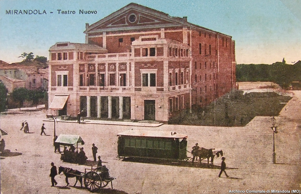 Quando i tram andavano a cavalli - Mirandola.