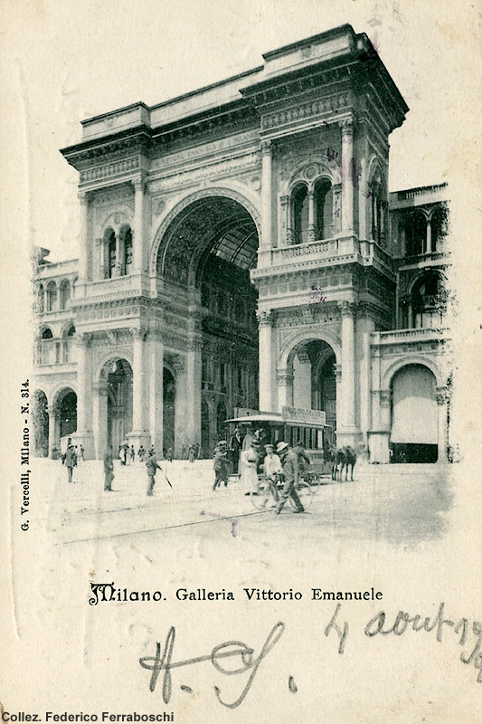 Quando i tram andavano a cavalli - Milano.
