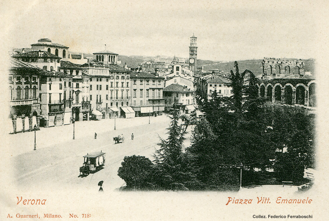 Quando i tram andavano a cavalli - Verona.