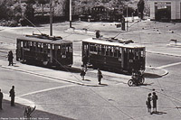 Tram a Milano - Piazza Corvetto (part.)