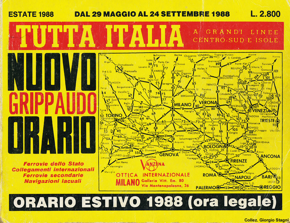 Orario Estate 1988 - Estate 1988 - A