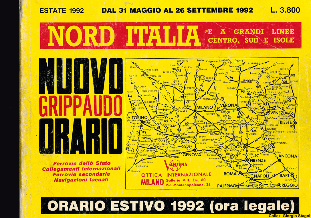 Orario Estate 1992 - Estate 1992 - A