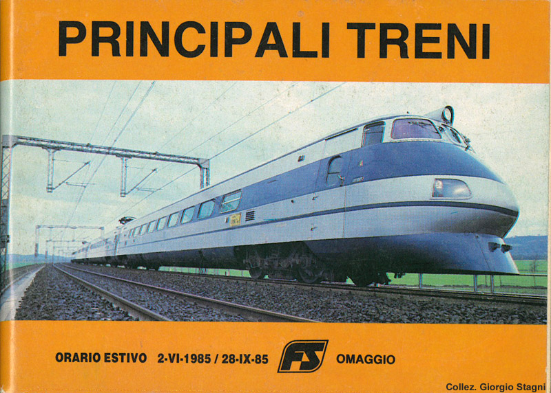 Principali treni - Estate 1985