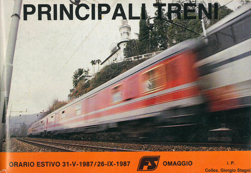 Principali treni - Estate 1987