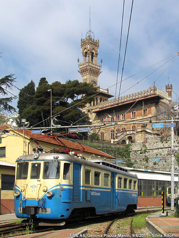 La A5, ex Spoleto-Norcia - Genova P.za Manin.