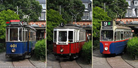 Electrische Museumtramlijn Amsterdam - 401, 2614, 903.