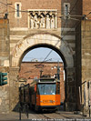 Tram a Milano - Porta Ticinese.