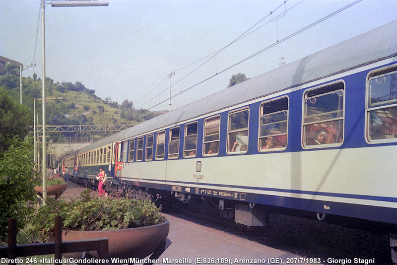 L'evoluzione delle colorazioni DB 1970-2000 - Carrozze POP.