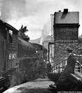 Decline of Steam, by Colin T. Gifford - Pause at Crianlarich.