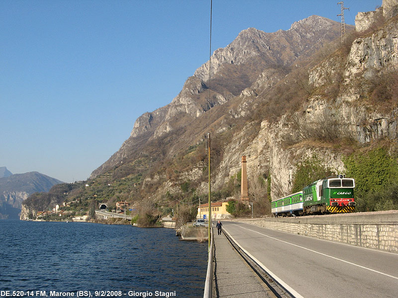 Il lago d'inverno. - Marone.