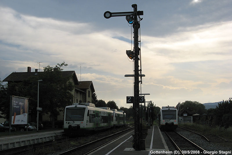 Coincidenze a Gottenheim - Partenze per Endingen e Breisach.