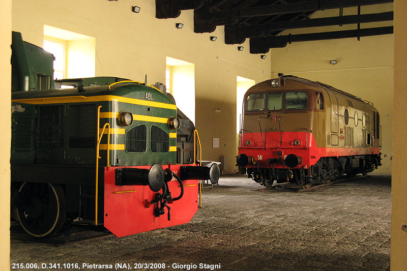 Museo di Pietrarsa - Locomotive diesel.