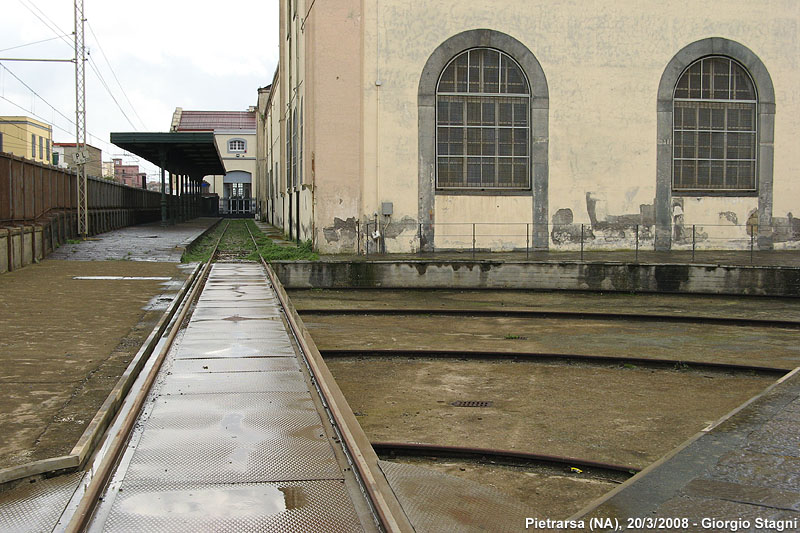 Museo di Pietrarsa - Binario d'ingresso.