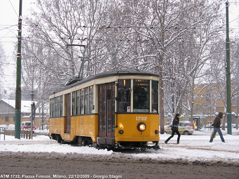 Neve sulla citt! - Piazza Firenze.