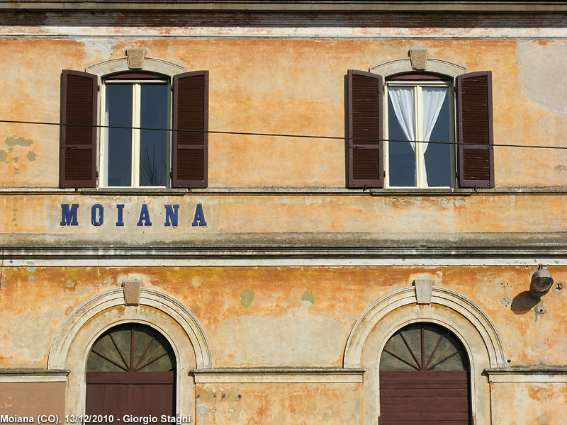 Iscrizioni sulla parete - Moiana.
