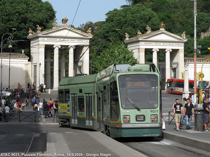 Tram a Roma - Piazzale Flaminio