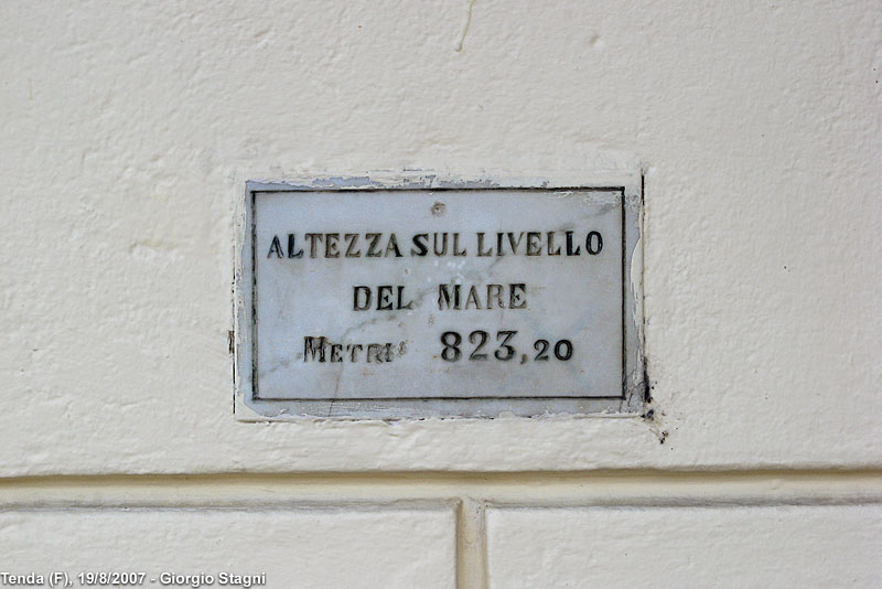 Iscrizioni particolari - Tenda.