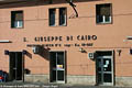 Iscrizioni sulla parete - S. Giuseppe di Cairo.